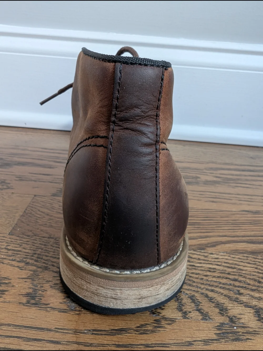 Joseph Abboud Men's Brown Leather Chukka Boots Size 10 D Ankle Desert 40RV 10D40